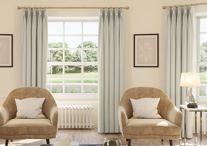 Soft Chevron, Toffee - Made to Measure Curtains - Image 3